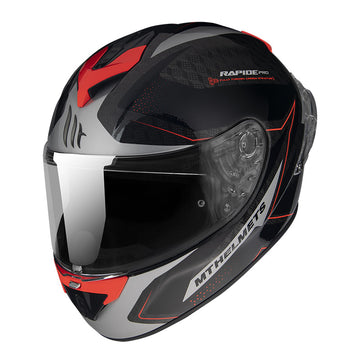 MT Helmets Rapide Pro Master B5 Helmet - Red Fluo